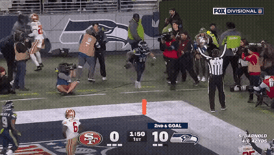 Seahawks Vs 49Ers Football Game GIF