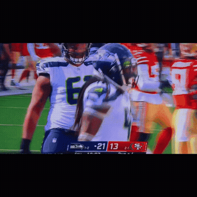Seahawks Vs 49Ers Football Game GIF