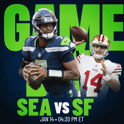 Seahawks Vs 49Ers Game Poster GIF