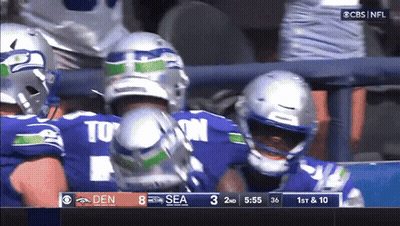 Seahawks Vs Broncos CBS Football Game GIF