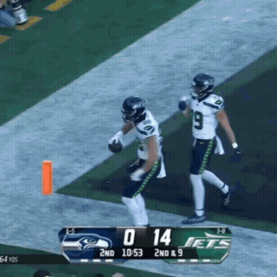 Seahawks Vs Jets Football Game Score 0-14 GIF