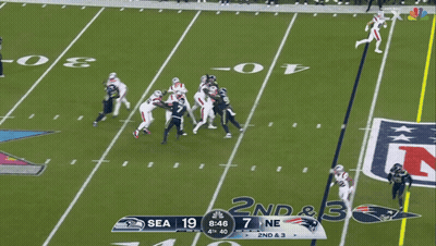 Seahawks Vs Patriots Football Game GIF