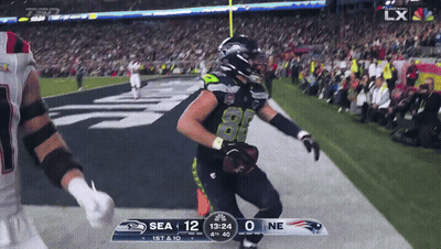Seahawks Vs Patriots Football Game GIF
