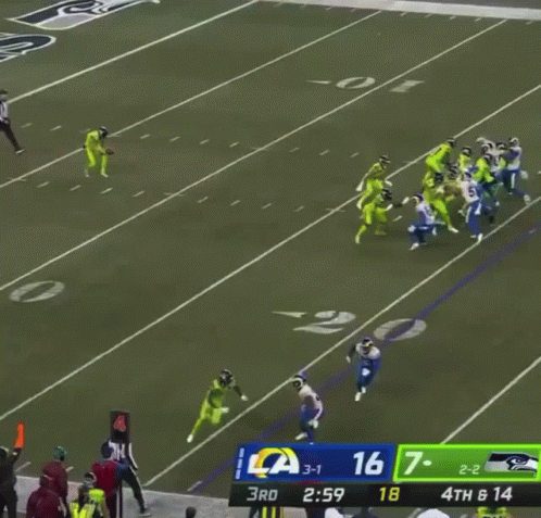 Seahawks Vs Rams Football Game GIF