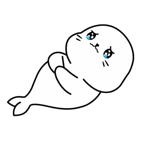 Seal Crying Blue Tear Sticker