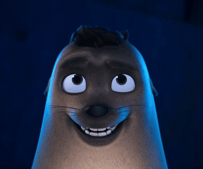 Seal Face Close Up With Big Eyes GIF