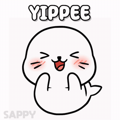 Seal Saying Yippee GIF