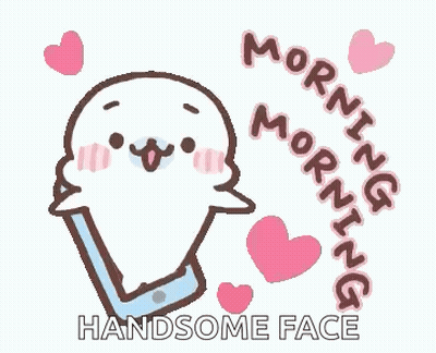 Seal Talking On Phone With Hearts GIF