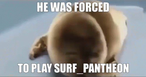 Seal With He Was Forced To Play Surf Pantheon GIF