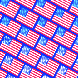 Seamless Usa Flag  GIF