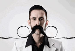 Sean Raiger Mustache Fu Manchu World Champion GIF