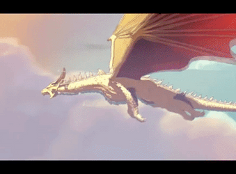 Seasmoke Dragon Flying High GIF