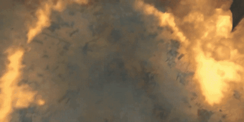 Seasmoke Dragon Leaving The Battle Field GIF