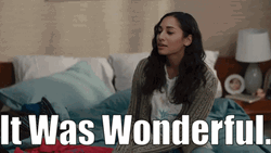 Seating On Bed It Was Wonderful GIF