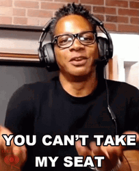 Seats Taken Eric Davis  GIF