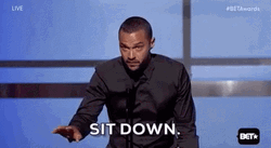 Seats Taken Jesse Williams BET Awards GIF