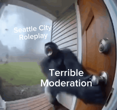 Seattle City Roleplay Terrible Moderation Door GIF