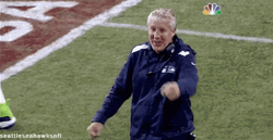 Seattle Seahawks Coach Pete Carroll Laughing GIF