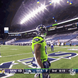 Seattle Seahawks Dk Metacalf Touchdown GIF