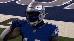 Seattle Seahawks Dk Metcalf Excited GIF