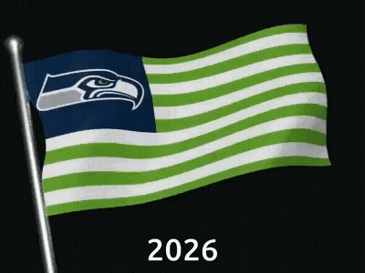 Seattle Seahawks Flag Waving GIF
