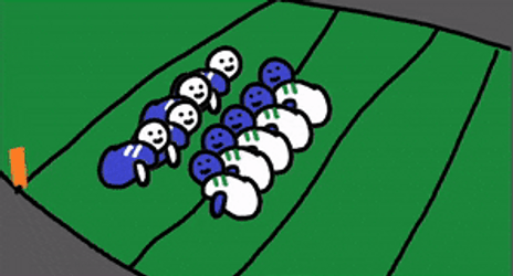 Seattle Seahawks Flying Hero GIF