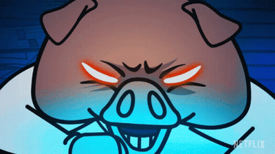 Seattle Seahawks Logo With Cartoon Character In Zhot Shirt GIF