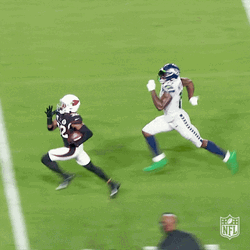 Seattle Seahawks Player Run Furiously GIF
