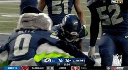 Seattle Seahawks Players Chaotic Gestures GIF