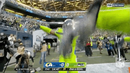 Seattle Seahawks Players Dancing GIF