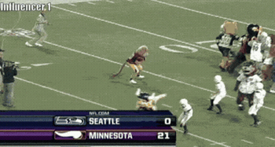 Seattle Vs Minnesota Football 0-21 GIF