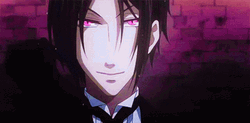 Sebastian Michaelis Black Butler Bite Glove GIF