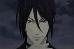 Sebastian Michaelis Black Butler Thumb Lick GIF