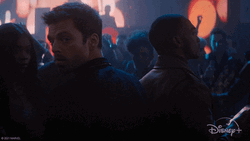 Sebastian Stan Sam Wilson Back To Back GIF