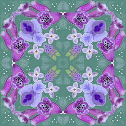 Secret Garden Kaleidoscope GIF