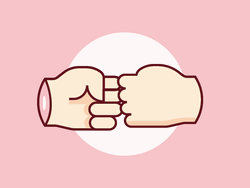 Secret Handshake Animation GIF