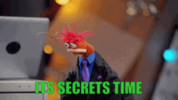 Secret Time Beaker Muppets GIF