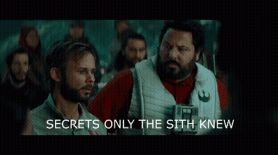 Secrets Only Sith Knew GIF