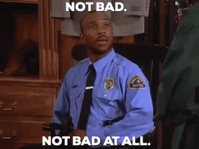 Security Guard Asking Where Gift Is GIF