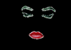 Seductive Makeup Beauty Sticker GIF