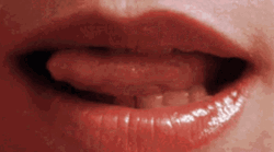 Seductive Tongue Mouth Lick GIF