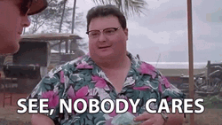 See Nobody Cares Wayne Knight Jurassic Park GIF