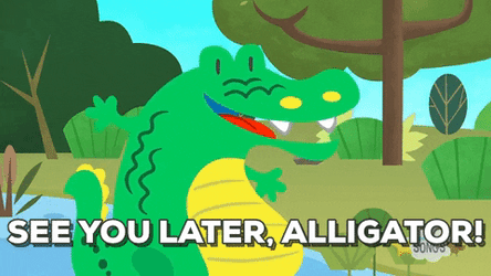 See You Later Alligator GIF