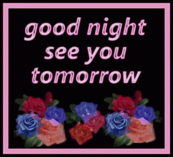 See You Tomorrow Flowers GIF