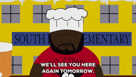 See You Tomorrow South Park Chef GIF