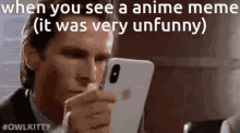Seeing Unfunny Anime Meme Reaction