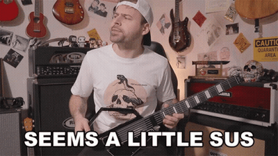 Seems A Little Sus Jared Dines GIF
