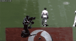Segway Cameraman Fail In Crickets Meme Field GIF