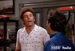 Seinfeld Kramer Giddy Up Mad At Friend GIF