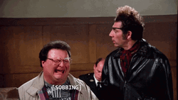 Seinfeld Newman Sobbing GIF